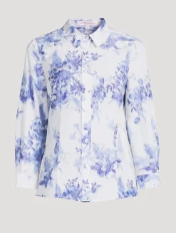 Icon Taffeta Shirt In Floral Print