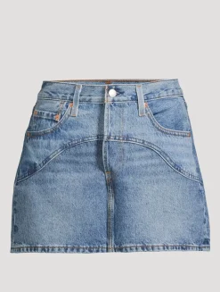 Icon Western Denim Mini Skirt