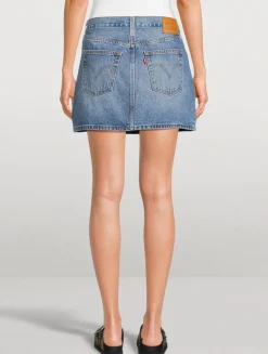 Icon Western Denim Mini Skirt