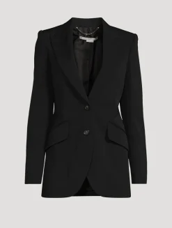 Iconic Stretch Wool Blazer