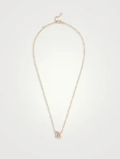 Iconica 18K Rose Gold Pendant Necklace With Diamonds