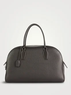 India 15.75 Leather Satchel