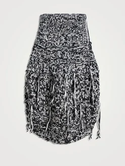 Inna Woven Midi Skirt
