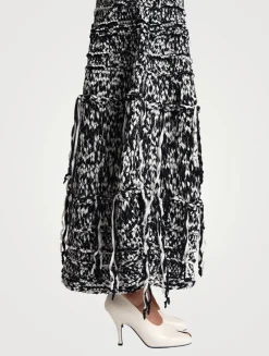 Inna Woven Midi Skirt