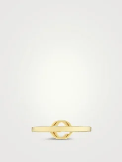 Interlocking G 18K Gold Ring