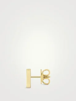 Interlocking G 18K Gold Stud Earrings