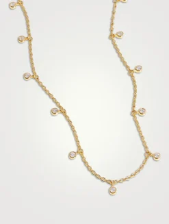 Interstellar Drop Choker Necklace