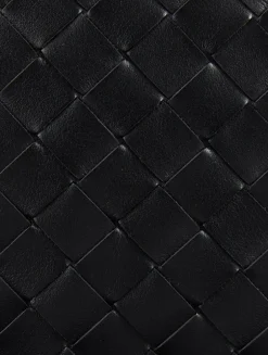 Intrecciato Leather Crossbody Camera Bag