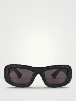 Intrecciato Rectangular Sunglasses