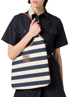 Ivy Canvas And Leather Bag