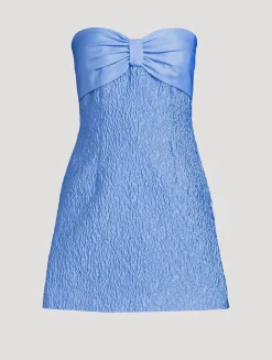 Jace Cloqué Mini Dress