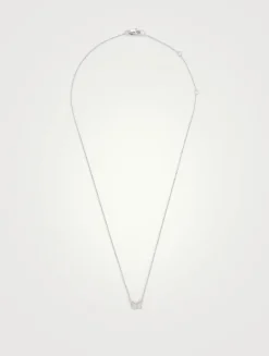 Jac+Jo Amanda Silver Butterfly Necklace With Sapphire