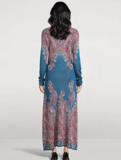 Jacquard Cardigan Dress