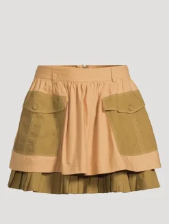 Jacqueline Layered Mini Skirt