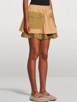 Jacqueline Layered Mini Skirt