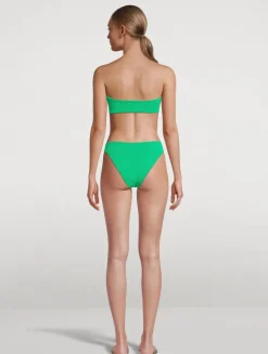 Jean Bandeau Bikini Set