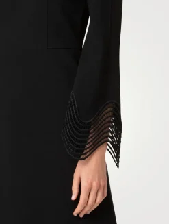 Jersey Long-Sleeve Mini Dress