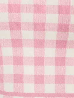 Jessyn Checkered Knit Tank