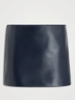 Jett Leather Mini Skirt