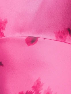 Joelette Satin Dress In Floral Print