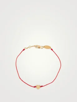 Joli Cœur 18K Gold String Bracelet