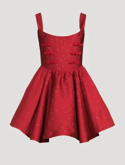 Jolie Jacquard Mini Dress