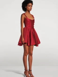 Jolie Jacquard Mini Dress