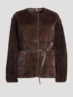 Jouillat Faux Fur Down Jacket