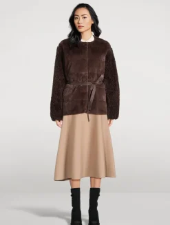 Jouillat Faux Fur Down Jacket