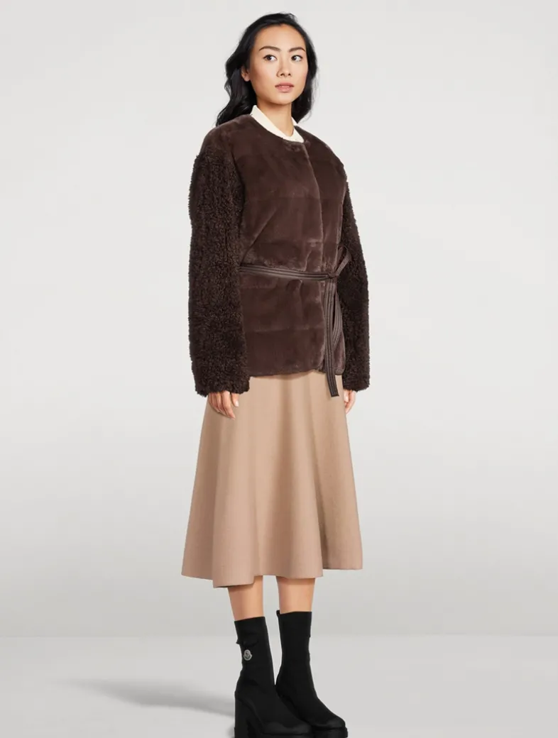 Jouillat Faux Fur Down Jacket