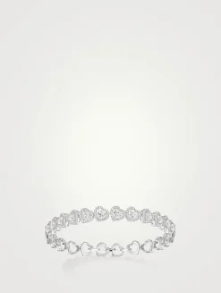 Joy Cœur 18K White Gold Multi Rivière Bracelet With Diamonds