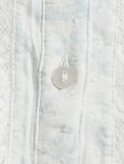 Judalon Embroidered Lace Midi Dress