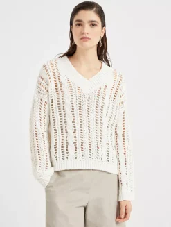 Jute And Cotton Sweater