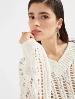 Jute And Cotton Sweater