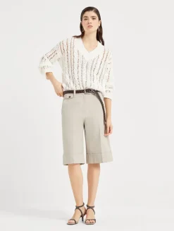 Jute And Cotton Sweater