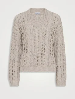 Jute And Cotton Sweater