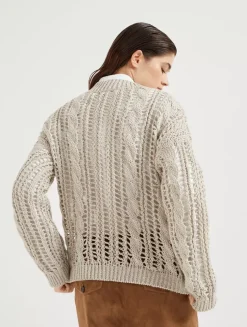 Jute And Cotton Sweater