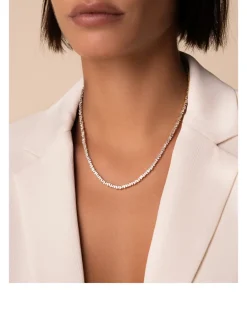 18K Gold Classic Diamond Mini Tennis Necklace