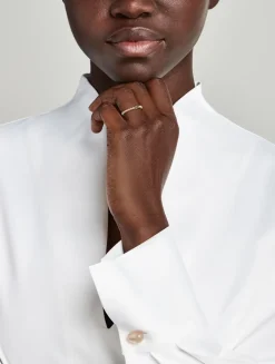 14K Gold Diamond And Tsavorite Ring