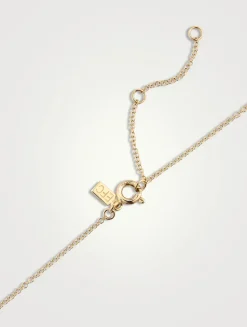 14K Gold Emerald Five Teardrop Choker Necklace