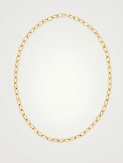 14K Gold Jumbo Link Necklace