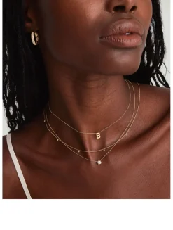 14K Gold Large Diamond Necklace