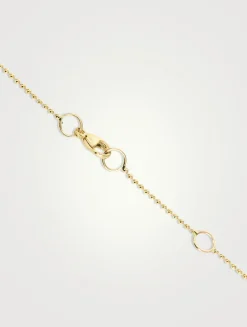 14K Gold Mini Ball Chain Necklace