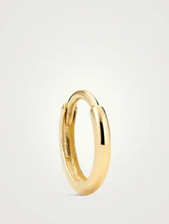 14K Gold Mini Hoop Earring