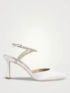 Kamilah Crystal Satin Pumps