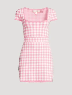 Kellen Mini Dress In Gingham Print