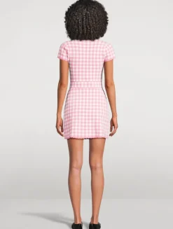 Kellen Mini Dress In Gingham Print