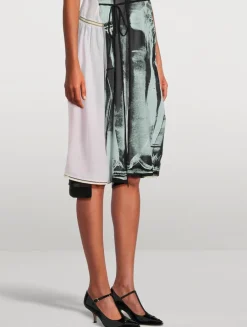 Kinkies Leather T-Strap Pumps