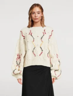 Kiwi Leaf Stitch Sweater