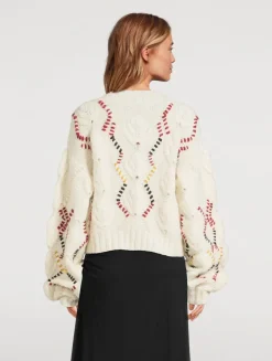 Kiwi Leaf Stitch Sweater